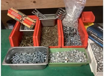 Large Lot Of Fasteners