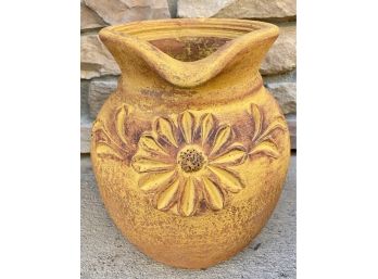 Yellow Ceramic Planter Vase