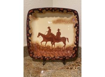 Hand Painted Clay Art- Western Plains