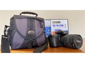 Nikon N8008 Camera With Bag And DVD Guides