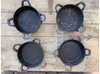Collection Of 8 Cast Iron Pans