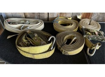 Set Of 5 Large Ratchet Straps