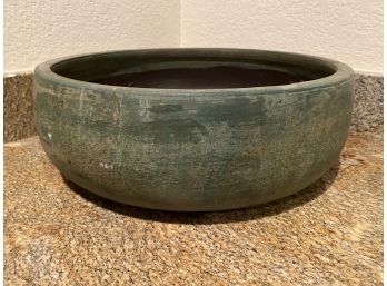 Green Clay Pottery Vase