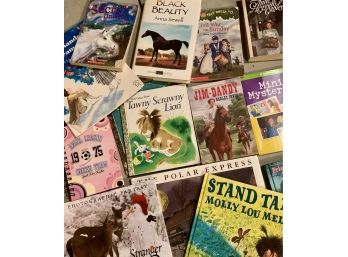 Lot Of Kids Books #1 Incl. Dog Coloring Book, Black Beauty, And Harold And His Friends