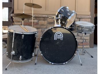 A  Set Of Percussion Plus 6 Piece Drum Set