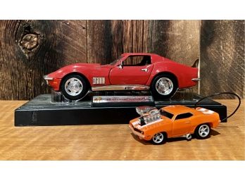 1968 Chevrolet Corvette L88 And Small Toy Car