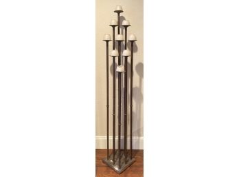 6 Feet Tall Multi Tiered Metal Candleholder