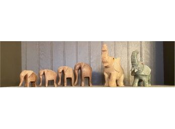 Grouping Of Miniature Elephant Figures