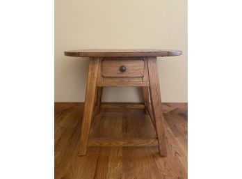 Attic Heirlooms By Broyhill Drop Leaf Wood Side Table