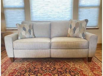 Lazy Boy Electric Recliner Sofa With 2 Decorative Cushions - LIKE NEW!