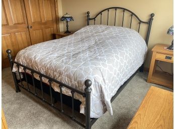 Metal Queen Bed With Sealy Performance Posture Pedic Mattress