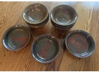 Lot Of Studio Pottery Bowls- Signed