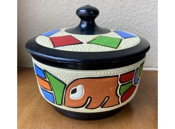 Lidded Decorative Bowl