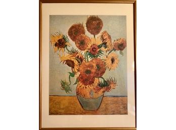 Sunflowers Framed Print  By Vincent Van Gogh