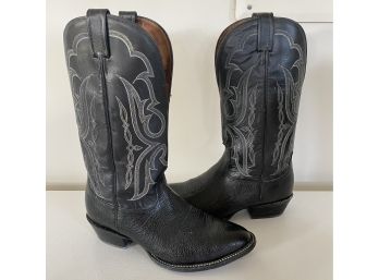 Nocona Boots Black Leather Boots Men's Size 9EE
