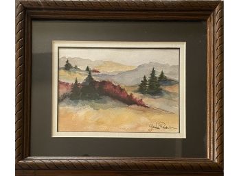 'southern Colorado' Watercolor By Glenda Roach