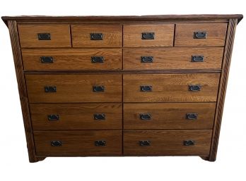 Woodleys Mission Style Furniture Solid Wood Double Dresser