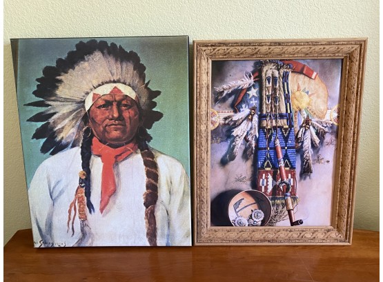 Pair Of Native American Posters