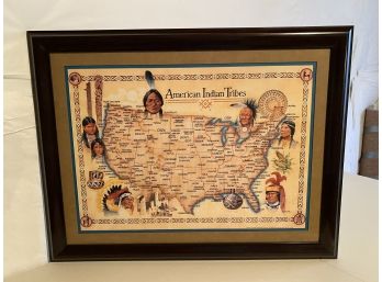 American Indian Tribes- B. Stroble Framed Print