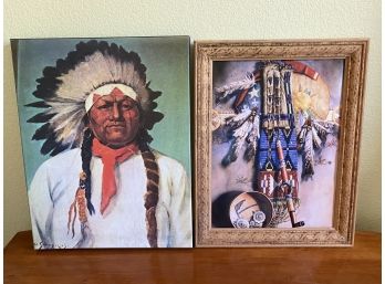 Pair Of Native American Posters