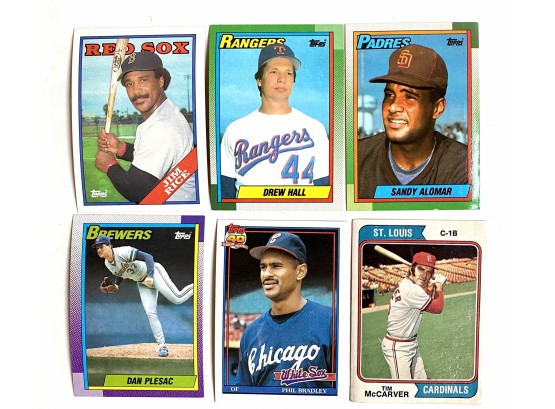 1988,89,90 Topps Baseball Cards