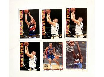 1995 Topps And 1995 Skybox Emotion Basketball Cards