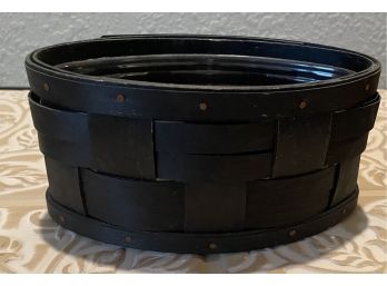Longaberger Small Oval Black Basket