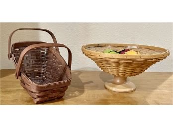 Longaberger Collector Club Compote/ Fruit Baskets