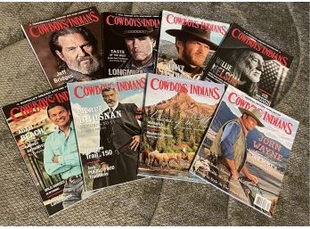 8 Issues Cowboys & Indians Magazines- 2017