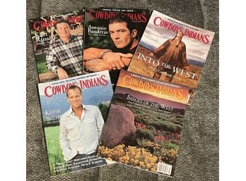 5 Issues Cowboys & Indians Magazines- 2005