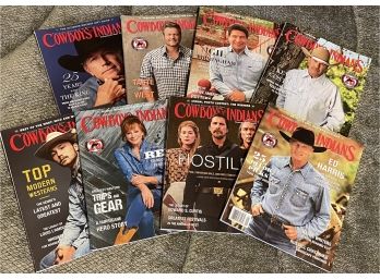 8 Issues Cowboys & Indians Magazines- 2018