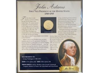 The United States Vice President John Adams Medal