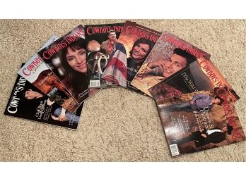 8 Issues Cowboys & Indians Magazines- 2001