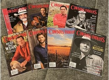 8 Issues Cowboys & Indians Magazines- 2015