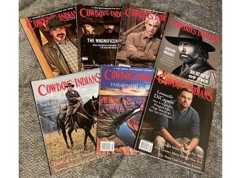 7 Issues Cowboys & Indians Magazines- 2016