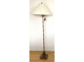 Fabulous Floor Lamp With Pinecone Accents