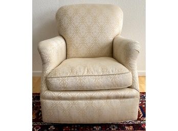 J. Lawrence Custom Upholstered Armchair Rocker