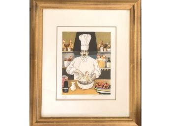 Guy Buffet Pencil Signed And Numbered Artist Proof 215/400 Professionally Framed