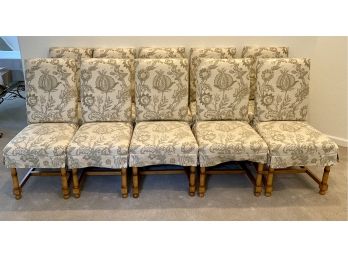 Set Of 10 Formal Dining Room Chairs.