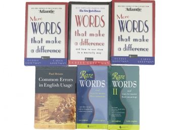 Grouping Of Sealed Books Including Words That Make A Difference & Rare Words Volume I & II