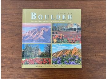Barton's Coffee Table Photography Book Titled 'impressions Boulder' Published By Boulder Press