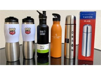 Collection Of Thermoses And Flasks