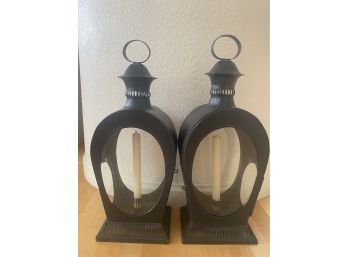 Beautiful Pair Of Lanterns For Outdoor Use