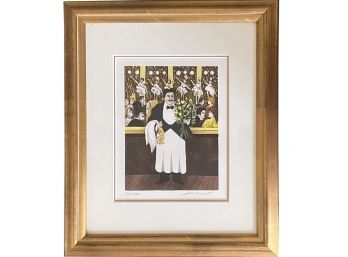Limited Edition Pencil Signed Guy Buffet Print Numbered 853/4000 Professionally Framed And Matted