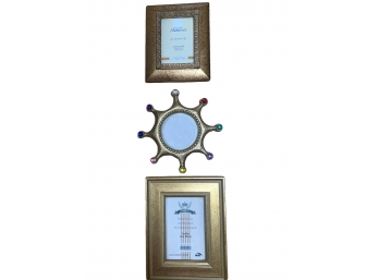 Gorgeous Grouping Of Gold Frames