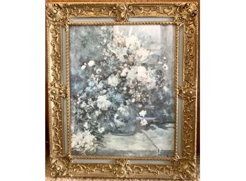 Fabulous Signed Bouquet Print In Stunning Frame