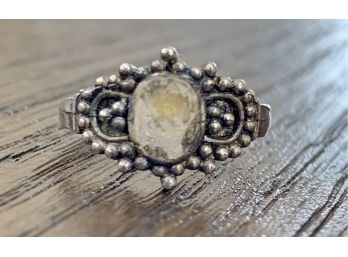 Silver Tone Ring Size 7