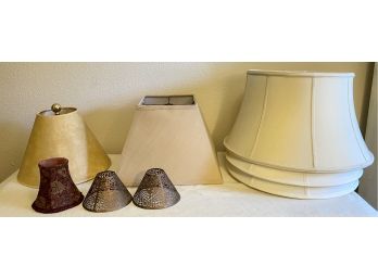 Large Lot Of Misc. Lamp Shades Of All Sizes (2)
