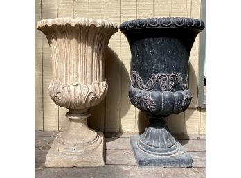 2 Urns (not Solid Stone)