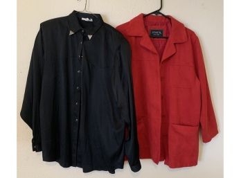 Red Coaco New York Small Jacket & Black Snap Shirt